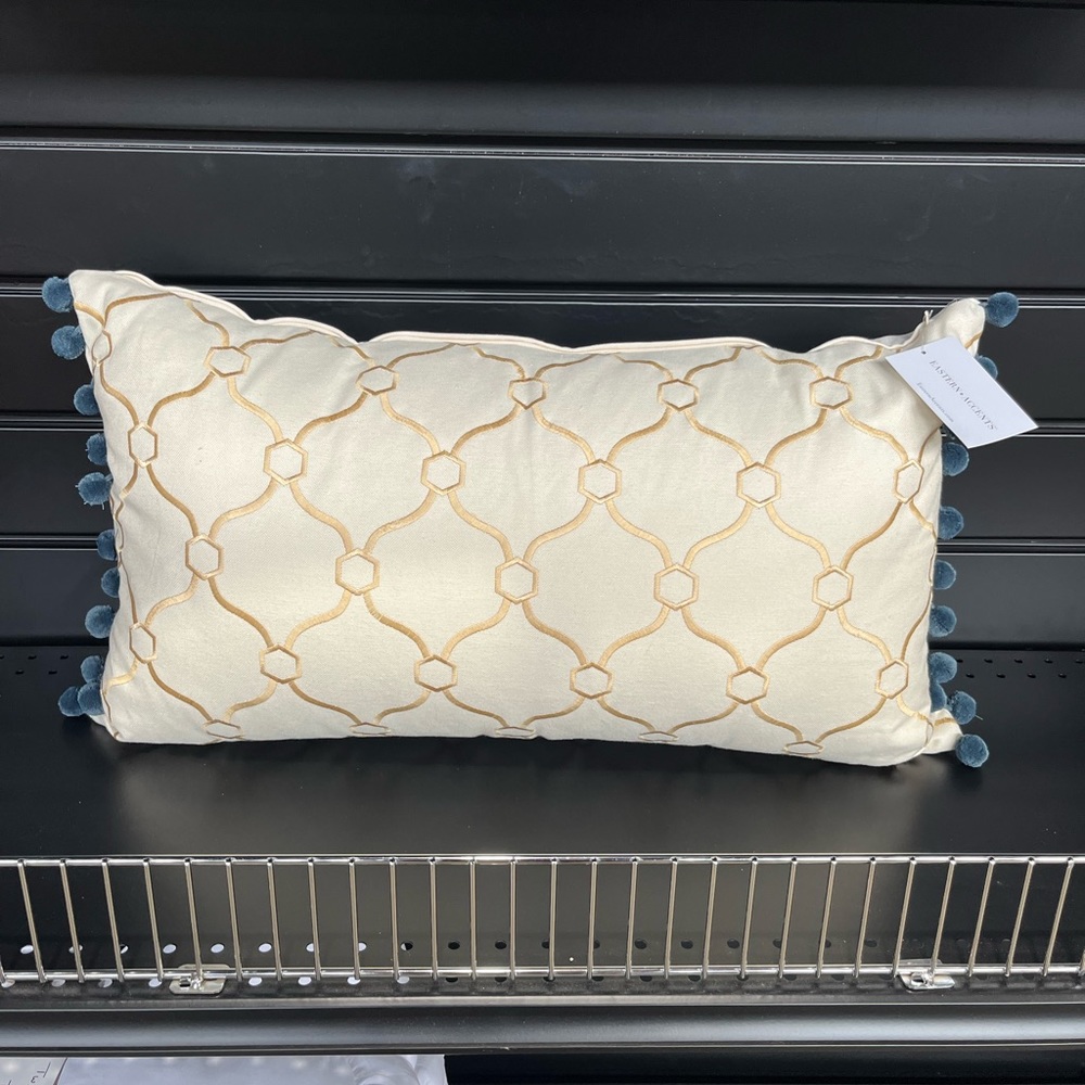 Eastern Accents Theodore Honey Bolster Pillow-New - Picture 5 of 12